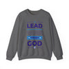 Lead, Work, Trust God - Unisex Heavy Blend™ Crewneck Sweatshirt