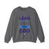 Lead, Work, Trust God - Unisex Heavy Blend™ Crewneck Sweatshirt