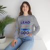 Lead, Work, Trust God - Unisex Heavy Blend™ Crewneck Sweatshirt