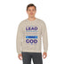 Lead, Work, Trust God - Unisex Heavy Blend™ Crewneck Sweatshirt