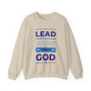 Lead, Work, Trust God - Unisex Heavy Blend™ Crewneck Sweatshirt
